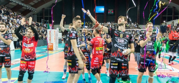 La Sir Perugia vince contro Trento: è seconda